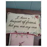 Decorative Needlework Pillow Collection