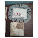 Decorative Needlework Pillow Collection