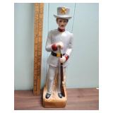 1969 Kentucky Gentleman Civil War Confederate Soldier Whiskey Decanter