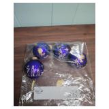 Miscellaneous Christmas Ornament Collection and a small winter scene tin