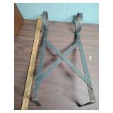 Metal support - looks like it is meant to have a Christmas Sleigh of some sort on it.  Add your own to it!