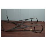 Metal support - looks like it is meant to have a Christmas Sleigh of some sort on it.  Add your own to it!