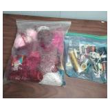 Haute Fur Eyelash Yarn Bundle with Metallic Thread Collection