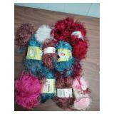Haute Fur Eyelash Yarn Bundle with Metallic Thread Collection