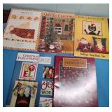 Christmas Holiday Quilting Pattern Books Collection