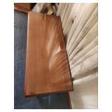 Vintage Young Reuplic Traditional Maple Coffee Table with Glass Top 46W x 20D x 16H - Excellent Condition - very little if any finish wear