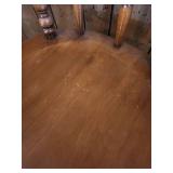 2 Vintage Solid Wood Dining Chairs - Very good condition, sturdy. Only a few minor scratches.  17.5"W x 16.75" D x 29 5"H. Seat height 17"