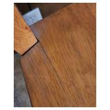 Vintage Wood Counter Height Bar Stool 18.5"W x 18.5"D x 42"H. Seat height 24" - Good condition, needs a good cleaning.