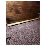 Mid Century Modern Hand made Stepped Stereo Storage Cabinet. Center hinged compartment is stuck and doesn