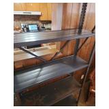 Metal 5-Tier Storage Shelving Unit. 36"W x 11.5" D x 72" H - one shelf has minor rust