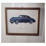 Classic Chevrolet Evolution Wall Art Collection. Whole unit measures 11.5" W x 36"H. Each picture measures 8.5" W x 10.5" H. Can pull them out and rearrange the order of them!