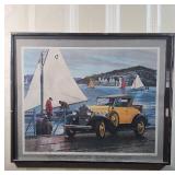 1932 Chevrolet Sport Roadster -  Exxon Promotional Artwork Print from 