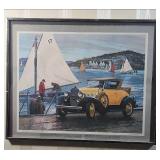 1932 Chevrolet Sport Roadster -  Exxon Promotional Artwork Print from 