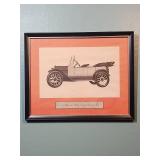 1914 Chevrolet Baby Grand Touring Car Framed Print 8" W x 10"H
