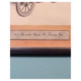 1911 Chevrolet Classic Six Touring Car Framed Print 10"W x 8" H