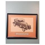 1931 Chevrolet Cabriolet Framed Print 10"W x 8" H