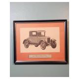 1925 Chevrolet Superior Coupe Framed Print 10"w x 8"H