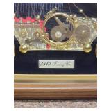 1910 Touring Car Decorative Clock Art 8"W x 10"H.  Clock untested.