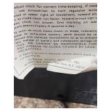 1910 Touring Car Decorative Clock Art 8"W x 10"H.  Clock untested.