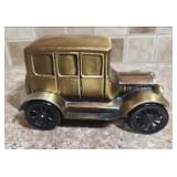 1974 Banthrico Chicago - 1926 Ford Model T Metal Coin Bank - Brass finish