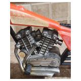 1972 Mattel Big Jim Motocross Rugged Rider Orange Toy Plastic Motorcycle - missing the handles