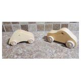 Handcrafted Wooden Toy Car Set