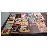 Vintage Auto and Travel Magazines and Promotional Advertisements - many from the 1950