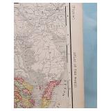 1800s Virginia and Washington DC Atlas Maps - inside acrylic case