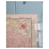 1800s Virginia and Washington DC Atlas Maps - inside acrylic case
