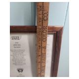 Automobile Promotional Memorabilia / Ephemera - including framed auto history of car manufacturers in the 20s - 30s