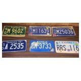 Kansas License Plate Collection 1973, 1976, 1981 and 2003 - some of the 1970