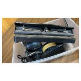 Office Supply Set - Tape Dispenser, scissors, hole punches and a pencil sharpener