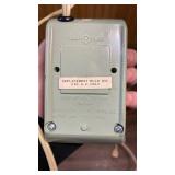 Vintage Mid-Century Modern Blue Desk Lamp - tested, works