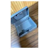 Metal Storage Box with Lock - has key