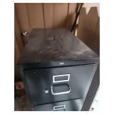 4-Drawer Hon Metal File Cabinet 15W x 24.5D x 52.25H - good condition, just a little dusty  (non-locking)
