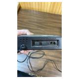 Belkin N300 WiFi Router and two vintage alarm clocks including one GE (both alarm clocks power on, otherwise untested)