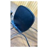 Belkin N300 WiFi Router and two vintage alarm clocks including one GE (both alarm clocks power on, otherwise untested)