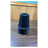 Black Plastic Furniture Risers Set of 4 - 6" height