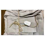 Queen Size Sheet Sets - geometric is full set, other two are flat sheets with pillow cases only