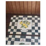 Decorative Fruit Design Cork-Backed Placemats Set