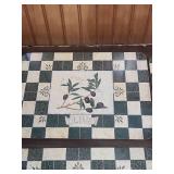 Decorative Fruit Design Cork-Backed Placemats Set