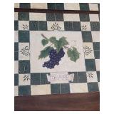Decorative Fruit Design Cork-Backed Placemats Set
