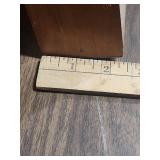 Vintage Colorado Mountain Landscape Clock Framed - clock untested.  Needs C battery