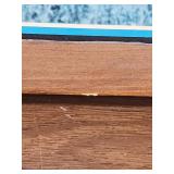 Vintage Colorado Mountain Landscape Clock Framed - clock untested.  Needs C battery