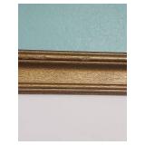 Framed Tea Cup Art Print with Gold Frame - 1992 Boyer