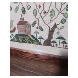 Cross Stitch Framed Art Collection - excellent condition wood frames!
