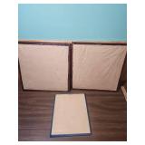 Cross Stitch Framed Art Collection - excellent condition wood frames!