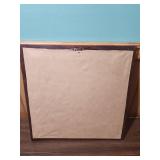 Colonial House Cross Stitch in Wood Frame - Personalized with last name of Miller - excellent condition wood frame