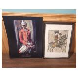 Colonial Style Military Art Print Set