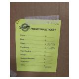 Glass and cardboard for picture frame - never used still in paper wrapper from the store.  34" x 23"